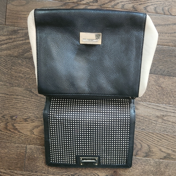 Kate Spade Pebbled Back & White Leather Convertible Bag - Picture 5 of 5